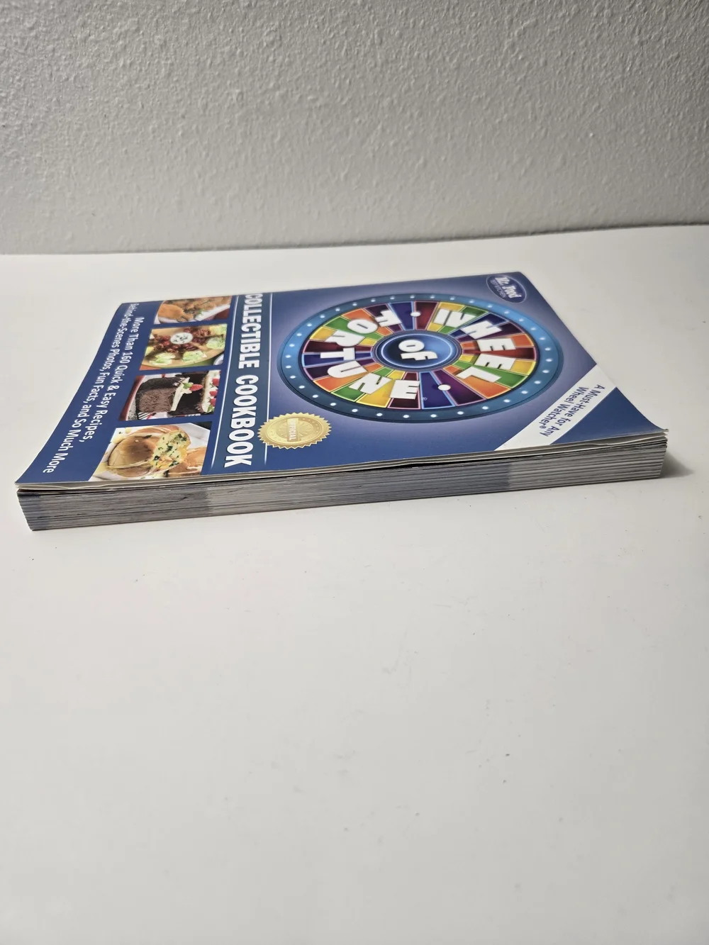 Wheel of Fortune Collectible Cookbook - Blue Cover